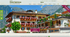 Desktop Screenshot of hotelopinione.com